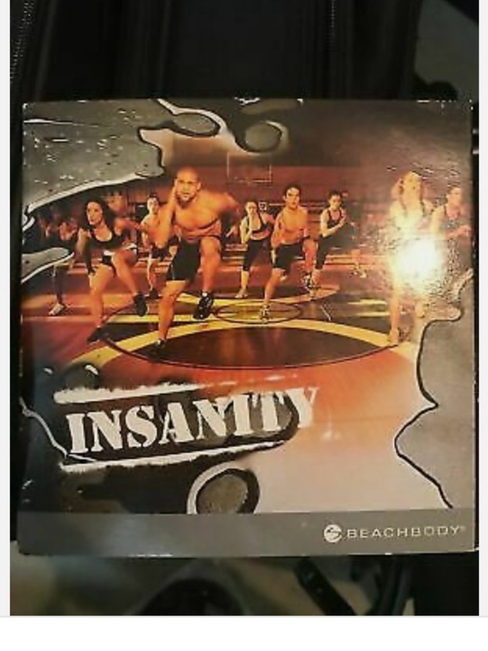 Beachbody Insanity Fitness CD’s  Book - Orange, Black, White